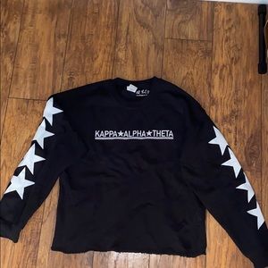 Kappa Alpha Theta cropped sweatshirt
